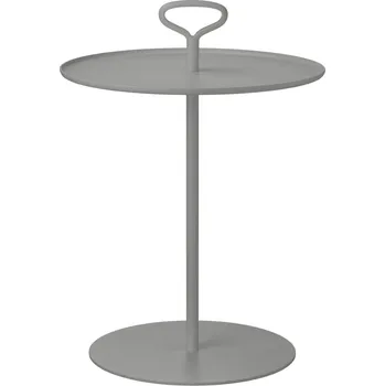 Zahradní stůl Blomus PORTER venkovní stolek průměr 42 cm šedý