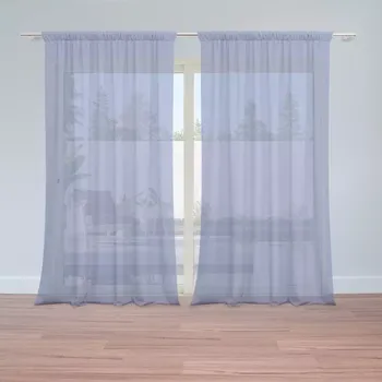 Záclona Sablio Záclony Fialově modrá: 2 ks - 150x250 cm - Sablio