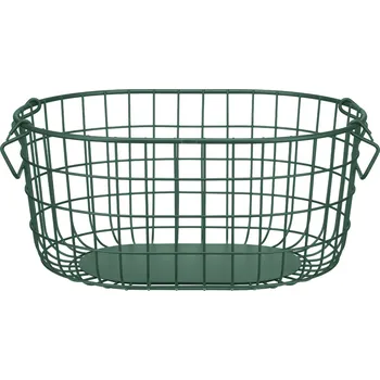 Blomus KAGO oválný úložný košík M tmavě zelený