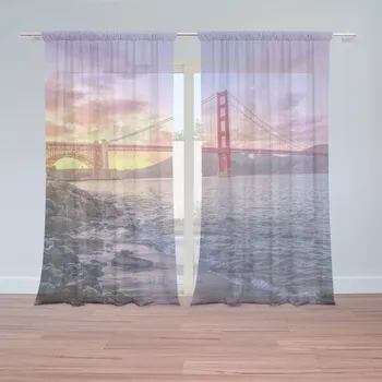 Záclona Sablio Záclony Golden Gate 5: 2 ks - 150x250 cm - Sablio