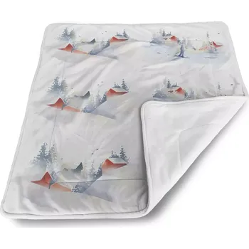 Dětská deka Sablio Dětská deka pro miminko Zimní pohoda - 80x100 cm