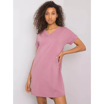 Dámské šaty Šaty RV SK 6757.39P tmavě růžová S