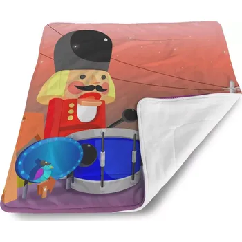 Dětská deka Sablio Dětská deka pro miminko Bubeníček - 80x100 cm