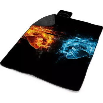 deka Sablio Plážová deka Ohnivé pěsti: 200x140 cm