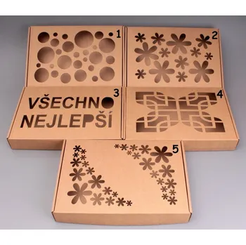 Sušená potravina Mlsná krabička L - Odpolední zobání Typ výřezu: 4 - abstraktní ornament