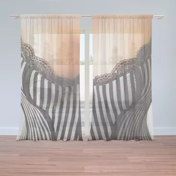 Záclona Sablio Záclony Korzet: 2 ks - 150x250 cm - Sablio