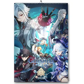 Kalendář Kalendář Genshin Impact - Fontaine 2026 A3