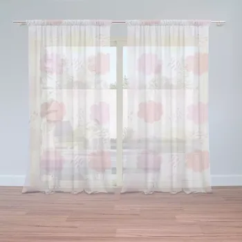 Záclona Sablio Záclony Barevné obláčky: 2 ks - 150x250 cm - Sablio