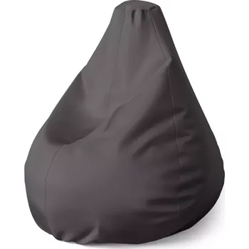 Sedací pytel Sedací vak Pear Charcoal - Sablio - 70 x 95 x 15 cm