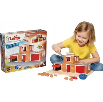 ostatní stavebnice Stavebnice Cihliček Stavebnice pro děti Teifoc Hasiči 220 dílků