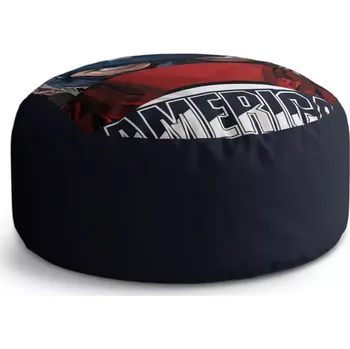 Taburet Sablio Taburet Circle Kapitán Amerika pohled přes štít: 38x48 cm