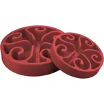 Zpomalovací miska Eat Slow červená S