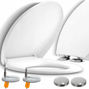 WC SEDÁTKO POMALU PADACÍ TVRDÉ UNIVERZÁLNÍ ODOLNÉ SNADNO ODNÍMATELNÉ PREMIUM