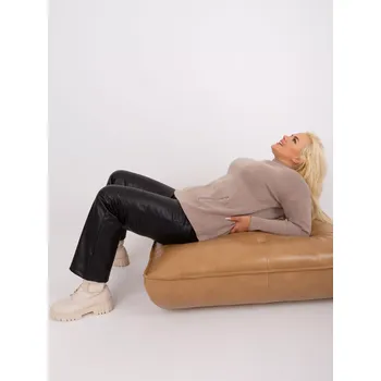 Dámský svetr PM SW PM717 Svetr.20 tmavých pusinek XL/XXL