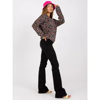 Dámská košile Halenka RV BZ 8132.60 černá a růžová L/XL