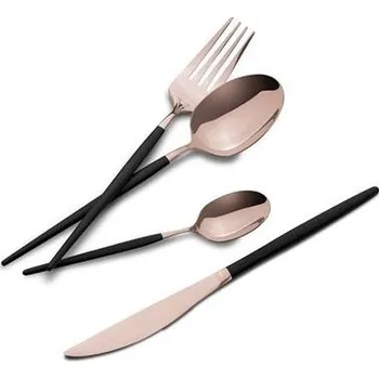 Příbor Sada příborů Berlingerhaus 24 ks nerez mirror Black Rose Collection