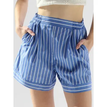 Dámské kraťasy Sinsay - Žebrované šortky - světle modrá - 522CH-50P - 522CH-50P-XS