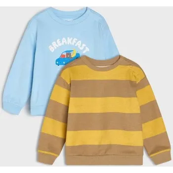 Oblečení a móda Sinsay - Sada 2&nbsp;mikin - modrá - 029HH-05X - 029HH-05X-86