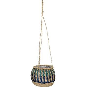 Truhla Závěsný koš NAIROBI mořská tráva, zelená - Pomax