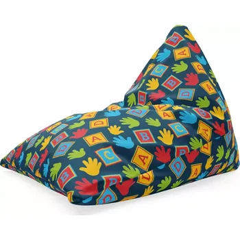 Sedací pytel Sablio Sedací vak Triangl ABC: 120 x 100 x 100 cm - Sablio
