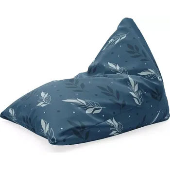 Sedací pytel Sablio Sedací vak Triangl Modré klásky: 120 x 100 x 100 cm - Sablio