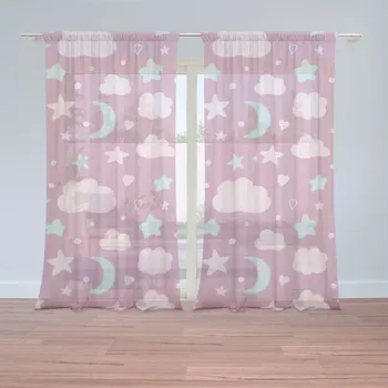 Záclona Sablio Záclony Dětská obloha: 2 ks - 150x250 cm - Sablio