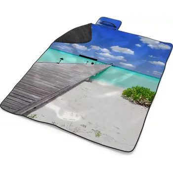 deka Sablio Plážová deka Molo na pláži: 200x140 cm