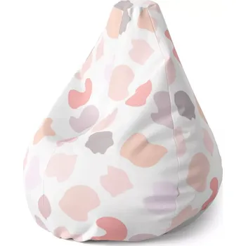 Sedací pytel Sedací vak Pear Fleky - Sablio - 140 x 100 x 25 cm