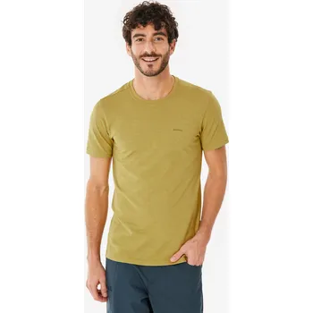 Pánské tričko QUECHUA Pánské turistické tričko NH 500 Fresh XL ZELENÁ