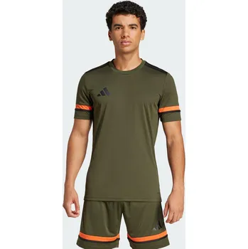 cyklistický dres ADIDAS Dres Squadra 25 XL ORANŽOVÁ|ZELENÁ|ČERNÁ