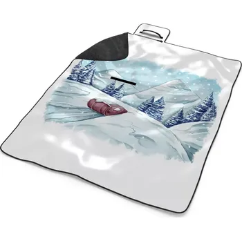 deka Sablio Plážová deka Pohádková zima: 200x140 cm