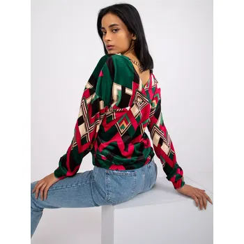 Dámská košile Halenka DHJ BZ 6550 4.40 tmavě zelená jedna velikost