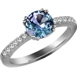 ELENYS Royal Fashion stříbrný pozlacený prsten Alexandrit