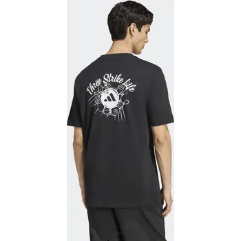 Pánské tričko ADIDAS Pánské tričko Regular XL BÍLÁ|ČERNÁ