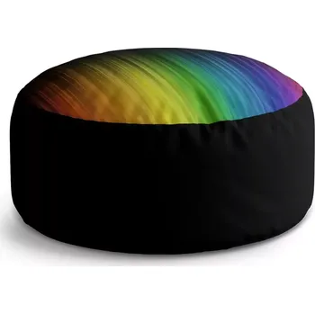 Taburet Sablio Kulatý taburet Circle Duhová záře: 38x48 cm - Sablio