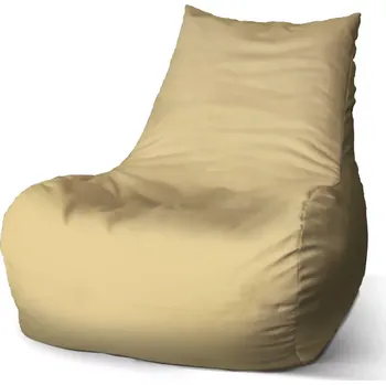Sedací pytel Sedací vak Bean Žlutá vegas - Sablio - 60 x 70 x 70 cm