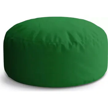 Taburet Sablio Kulatý taburet Circle Tmavě zelená: 38x48 cm - Sablio