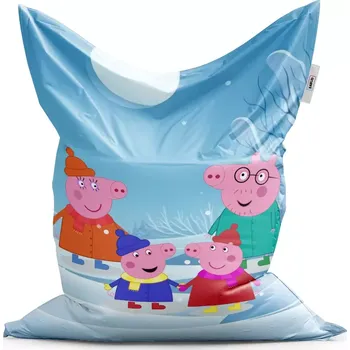 Sedací pytel Sedací vak Classic Prasátko Pepina Rodina - Sablio - 200x140 cm