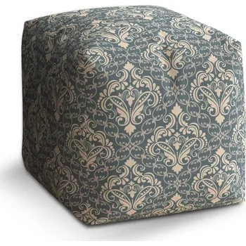 Taburet Sablio Taburet Cube Zámecká noblesa: 40x40x40 cm