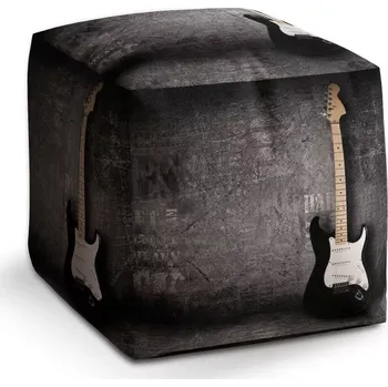 Taburet Sablio Taburet Kostka Kytara: 40x40x40 cm - Sablio