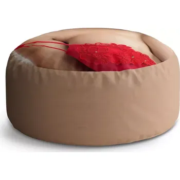 Taburet Sablio Kulatý taburet Circle Dekolt ženy: 38x48 cm - Sablio