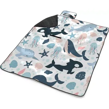 deka Sablio Plážová deka Dětský mořský svět: 200x140 cm