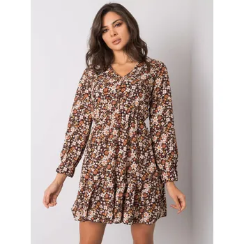 Dámské šaty Šaty TW SK BI 25624.20P černá a žlutá L