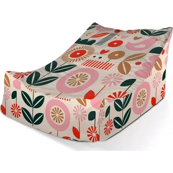 Sedací pytel Sablio Sedací vak Lounge Retro folklór - 120 x 100 x 80 cm