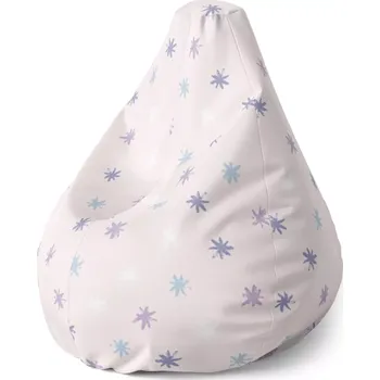 Sedací pytel Sedací vak Pear Barevné hvězdy - Sablio - 70 x 95 x 15 cm