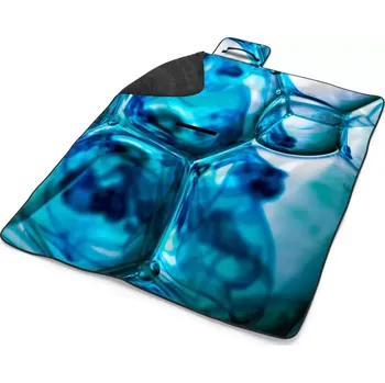 deka Sablio Plážová deka Modré bubliny: 200x140 cm