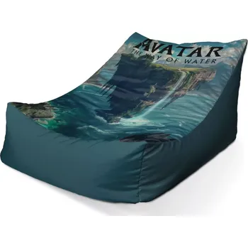 Sedací pytel Sablio Sedací vak Lounge Avatar The Way of Water Plovoucí ostrov - 80 x 95 x 50 cm