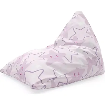 Sedací pytel Sablio Sedací vak Triangl Veselé hvězdy: 120 x 100 x 100 cm - Sablio