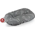 Samohýl Exclusive polštář s kostí šedo/bílý 80 cm