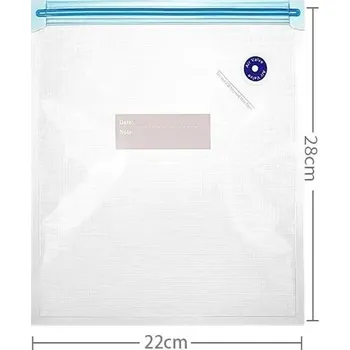 Vakuové sáčky znovupoužitelné bpa free | vakuové balení - 22x28cm , 10 kusů